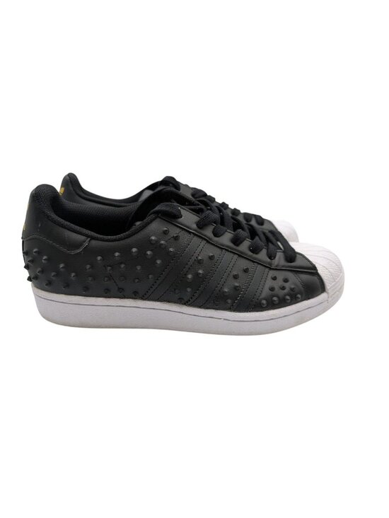 adidas Shoes - Adidas Superstar Studded Black Leather Sneakers  Size womens 8 US Mens 9